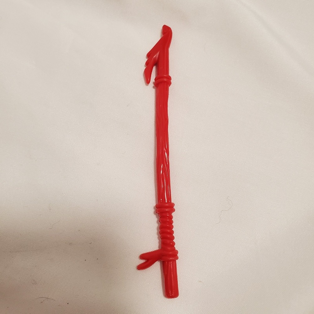TMNT Talkin Turtles Raphael NINJA HARPOON original Talking red accessory weapon